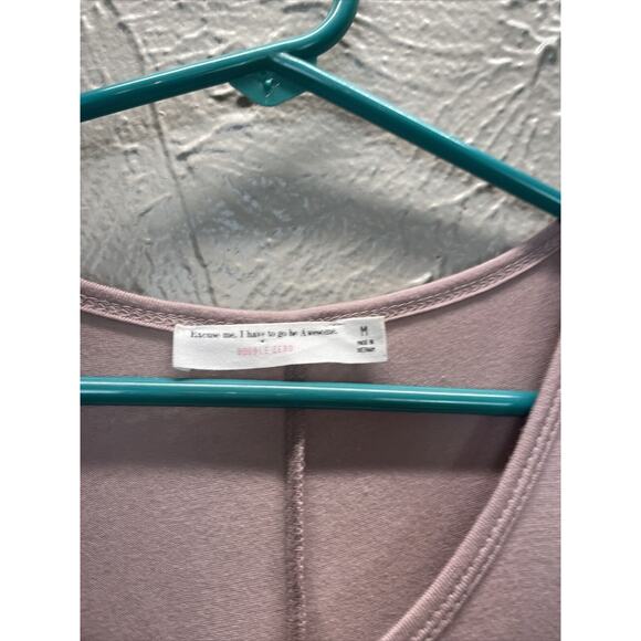 Double Zero Sporty Tank‎ Dress Pink Sleeveless Shift Casual Womens Size Medium - Picture 3 of 5